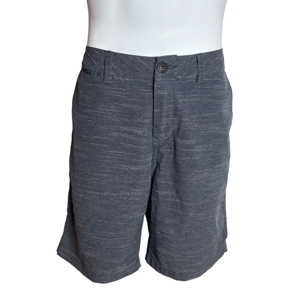 Quiksilver Amphibian Shorts | Gray Heathered 4-WayStretch Hybrid Boardshort | 30